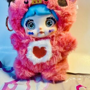 Pink Plush Nommi Keychain -“Loveliness Never Ends” plush Hi toy Plush Nommi